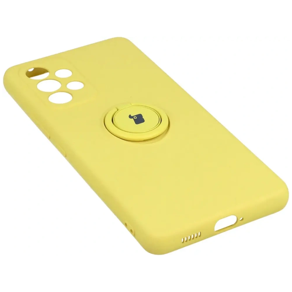 Hurtownia GSM - Etui Bizon Case Silicone Ring do Galaxy A53 5G, żółte - BIZ7498 - {ean13} - Hurt
