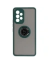 Hurtownia GSM - Etui z uchwytem na palec Bizon Case Hybrid Ring do Galaxy A53 5G, przydymione z ciemnozieloną ramką - BIZ7499 - {ean13} - Hurt