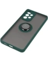 Hurtownia GSM - Etui z uchwytem na palec Bizon Case Hybrid Ring do Galaxy A53 5G, przydymione z ciemnozieloną ramką - BIZ7499 - {ean13} - Hurt