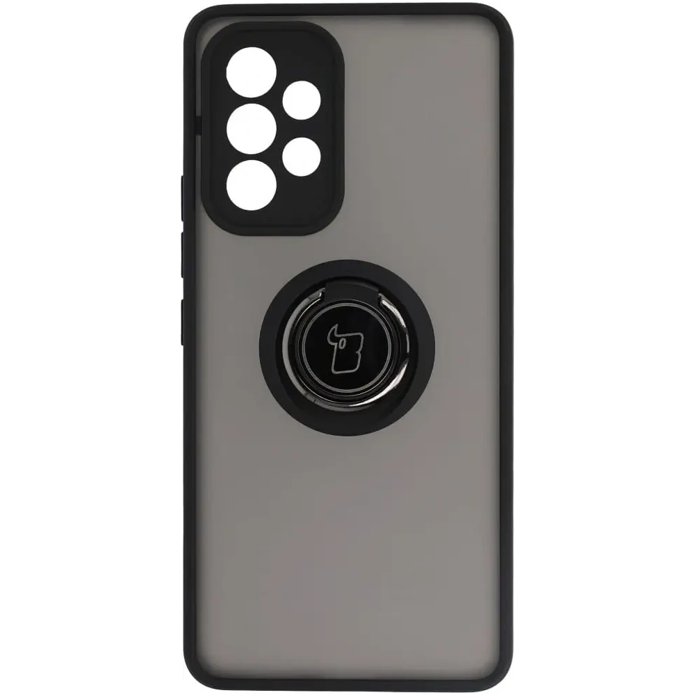 Hurtownia GSM - Bizon Case Hybrid Ring Samsung Galaxy A53 5G fumuriu cu un cadru negru - BIZ1144 - {ean13} - Hurt
