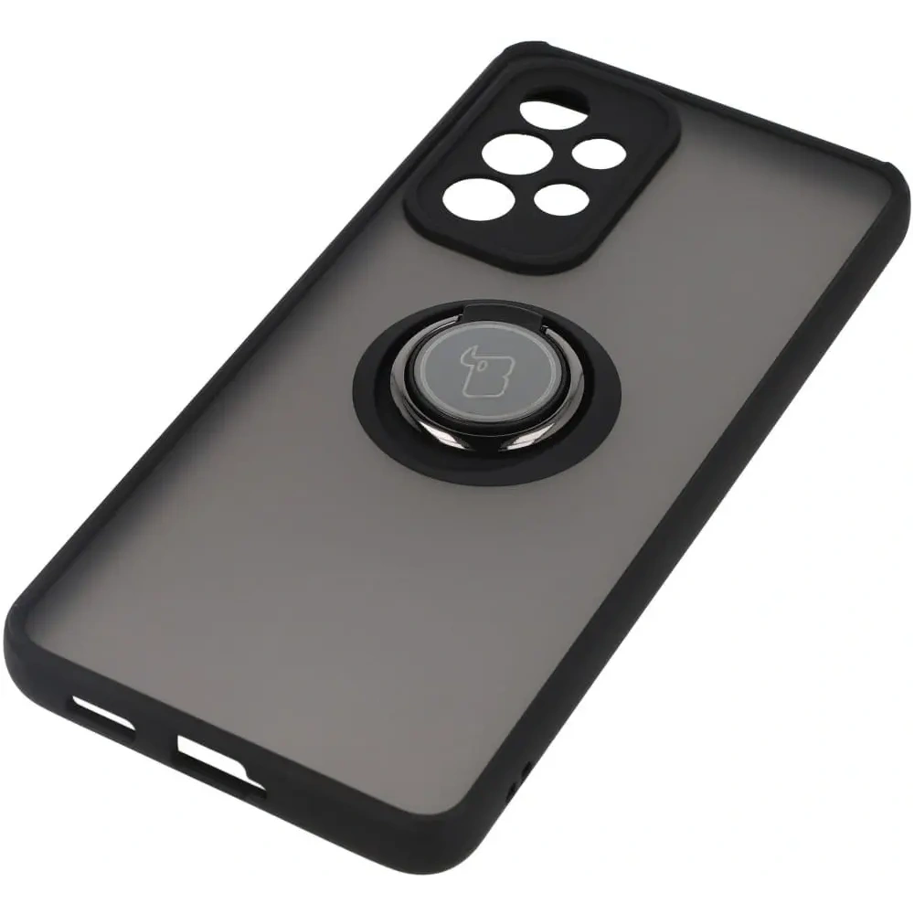 Hurtownia GSM - Bizon Case Hybrid Ring Samsung Galaxy A53 5G füstös fekete kerettel - BIZ1144 - {ean13} - Hurt