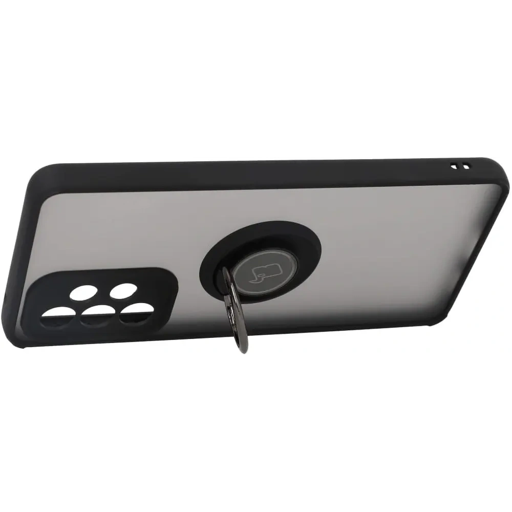 Hurtownia GSM - Etui z uchwytem na palec Bizon Case Hybrid Ring do Samsung Galaxy A53 5G kouřové s černým rámečkem - BIZ1144 - {ean13} - Hurt