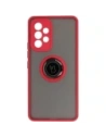 Hurtownia GSM - Etui z uchwytem na palec Bizon Case Hybrid Ring do Galaxy A53 5G, przydymione z czerwoną ramką - BIZ7500 - {ean13} - Hurt