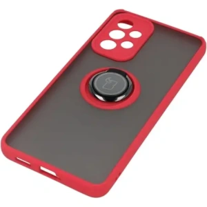 Wholesale Bizon Case Hybrid Ring Samsung Galaxy A53 5G smoky with a red frame - BIZ7500 - {ean13} - Hurt