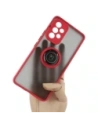 Wholesale Bizon Case Hybrid Ring Samsung Galaxy A53 5G smoky with a red frame - BIZ7500 - {ean13} - Hurt