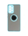 Hurtownia GSM - Etui z uchwytem na palec Bizon Case Hybrid Ring do Galaxy A53 5G, przydymione z jasnoniebieską ramką - BIZ7501 - {ean13} - Hurt