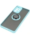 Hurtownia GSM - Etui z uchwytem na palec Bizon Case Hybrid Ring do Galaxy A53 5G, przydymione z jasnoniebieską ramką - BIZ7501 - {ean13} - Hurt