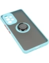 Hurtownia GSM - Etui z uchwytem na palec Bizon Case Hybrid Ring do Galaxy A53 5G, przydymione z jasnoniebieską ramką - BIZ7501 - {ean13} - Hurt