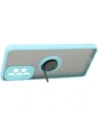 Wholesale Bizon Case Hybrid Ring Samsung Galaxy A53 5G smoky with a light blue frame - BIZ7501 - {ean13} - Hurt