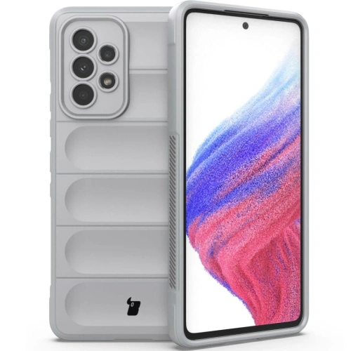 Pancerne etui Bizon Case Tur do Samsung Galaxy A53 5G jasnoszare