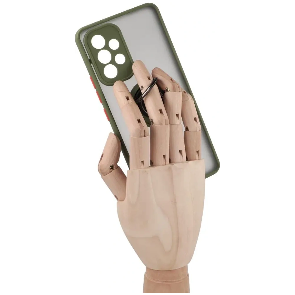 Hurtownia GSM - Bizon Case Hybrid Ring Samsung Galaxy A53 5G füstös zöld kerettel - BIZ7506 - {ean13} - Hurt