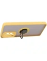 Wholesale Bizon Case Hybrid Ring Samsung Galaxy A53 5G smoky with a yellow frame - BIZ7507 - {ean13} - Hurt
