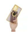 Hurtownia GSM - Etui z uchwytem na palec Bizon Case Hybrid Ring do Galaxy A53 5G, przydymione z żółtą ramką - BIZ7507 - {ean13} - Hurt
