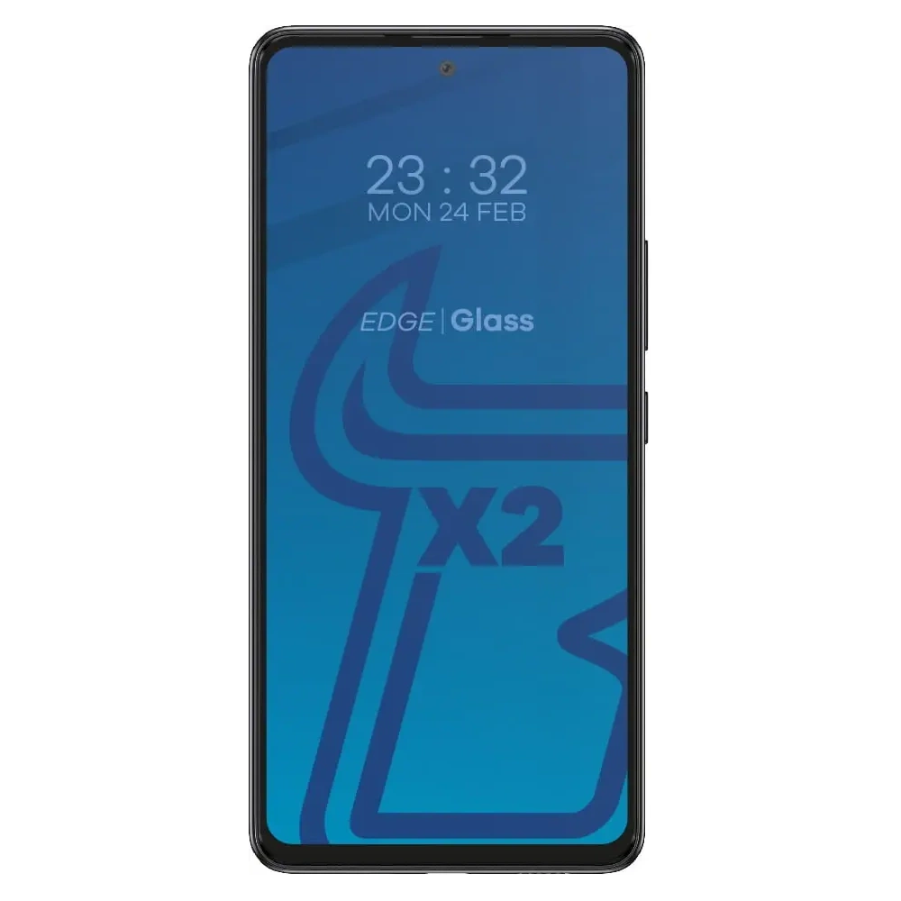 Hurtownia GSM - Bizon Glass Edge sticlă securizată - [2 PACK] + protecție pentru lentile Samsung Galaxy A53 negru - BIZ1160 - {ean13} - Hurt