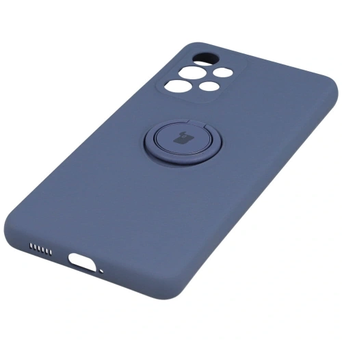 Etui Bizon Case Silicone Ring do Samsung Galaxy A53 5G szare
