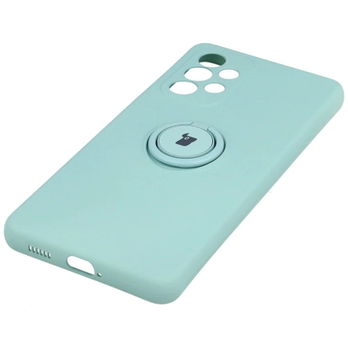 Etui Bizon Case Silicone Ring do Samsung Galaxy A53 5G turkusowe