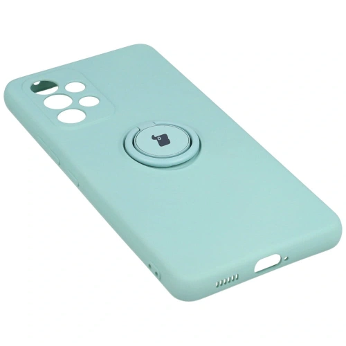 Etui Bizon Case Silicone Ring do Samsung Galaxy A53 5G turkusowe