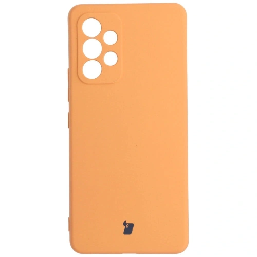 Etui Bizon Case Silicone do Samsung Galaxy A53 5G pomarańczowe