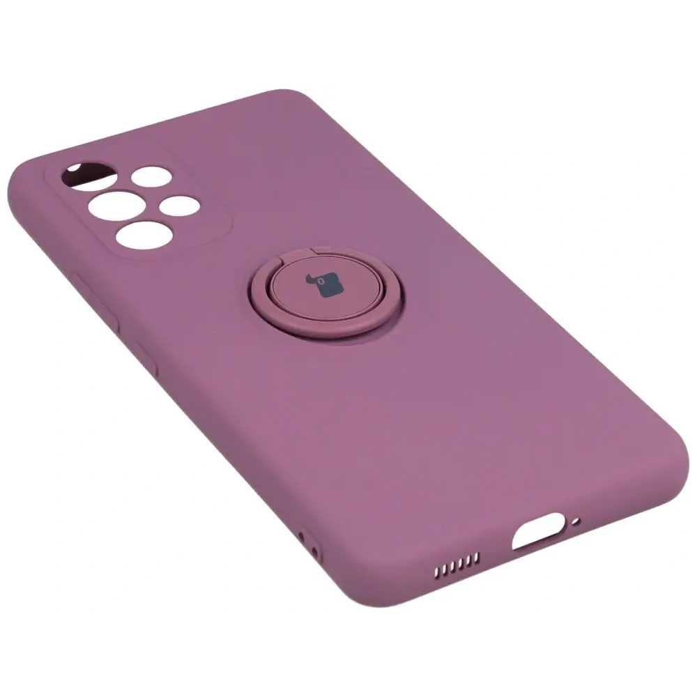 Hurtownia GSM - Etui Bizon Case Silicone Ring do Samsung Galaxy A53 5G ciemnofioletowe - BIZ7515 - {ean13} - Hurt