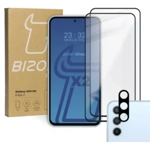 Hurtownia GSM - BIZON Edge 2 2x Bildschirmglas + Kameraglas Samsung Galaxy A54 5G - BIZ1169 - {ean13} - Hurt