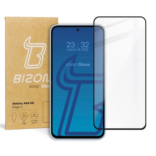 Szkło hartowane Bizon Glass Edge 2 do Samsung Galaxy A54 5G czarne