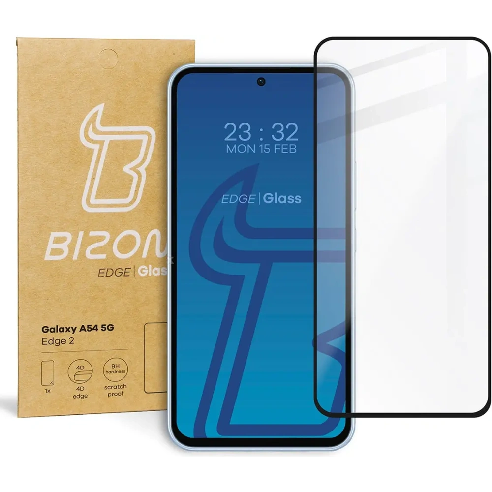 Hurtownia GSM - Szkło hartowane Bizon Glass Edge 2 do Samsung Galaxy A54 5G czarne - BIZ1171 - {ean13} - Hurt