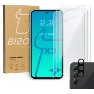 Hurtownia GSM - BIZON Klar 2 3x Bildschirmglas + Kameraglas Samsung Galaxy A54 5G - BIZ1173 - {ean13} - Hurt