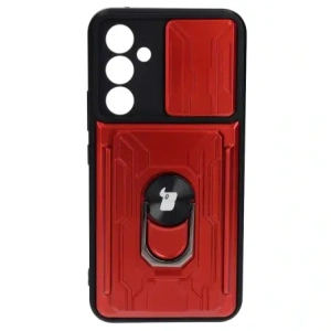 Wholesale Bizon Case Camshield Card Slot Ring Samsung Galaxy A54 5G red - BIZ7517 - {ean13} - Hurt