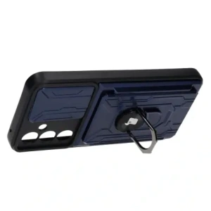 Wholesale Bizon Case Camshield Card Slot Ring Samsung Galaxy A54 5G navy blue - BIZ7518 - {ean13} - Hurt