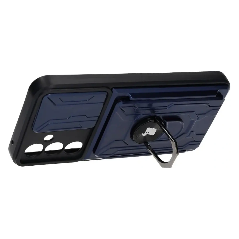 Hurtownia GSM - Bizon Case Camshield Slot pentru Card Ring Samsung Galaxy A54 5G albastru marin - BIZ7518 - {ean13} - Hurt