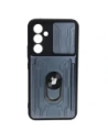 Bizon Case Camshield Card Slot Ring Samsung Galaxy A54 5G grau