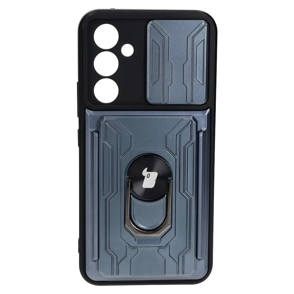 Hurtownia GSM - Bizon Case Camshield Card Slot Ring Samsung Galaxy A54 5G gri - BIZ7519 - {ean13} - Hurt