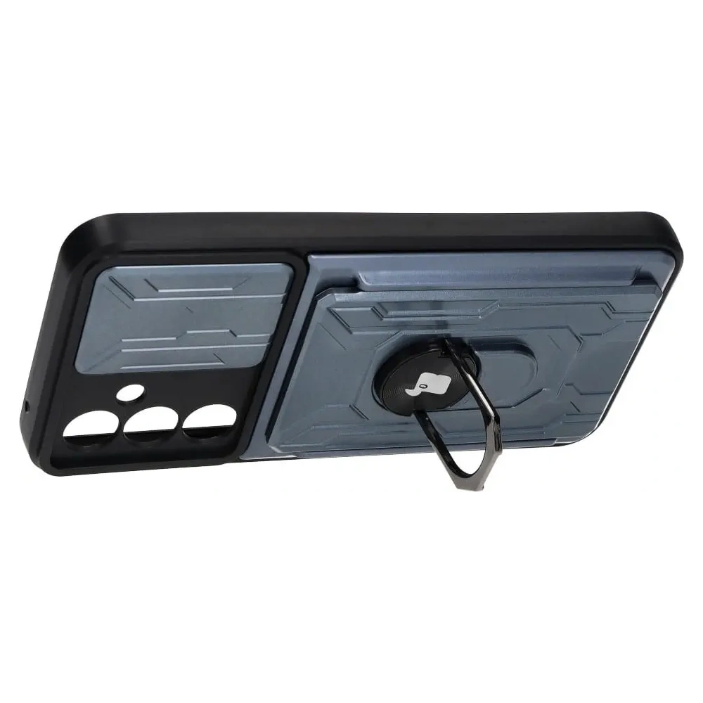 Wholesale Bizon Case Camshield Card Slot Ring Samsung Galaxy A54 5G grey - BIZ7519 - {ean13} - Hurt