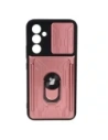 Hurtownia GSM - Etui Bizon Case Camshield Card Slot Ring do Samsung Galaxy A54 5G jasnoróżowe - BIZ7520 - {ean13} - Hurt