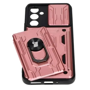 Wholesale Bizon Case Camshield Card Slot Ring Samsung Galaxy A54 5G light pink - BIZ7520 - {ean13} - Hurt
