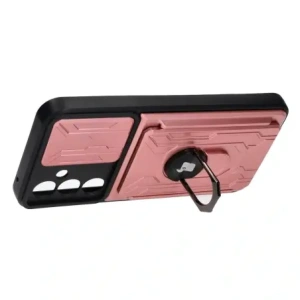 Wholesale Bizon Case Camshield Card Slot Ring Samsung Galaxy A54 5G light pink - BIZ7520 - {ean13} - Hurt