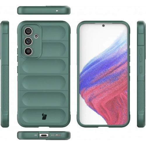 Pancerne etui Bizon Case Tur do Samsung Galaxy A54 5G ciemnozielone