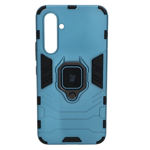 Etui Bizon Case Armor Ring do Samsung Galaxy A54 5G niebieskie