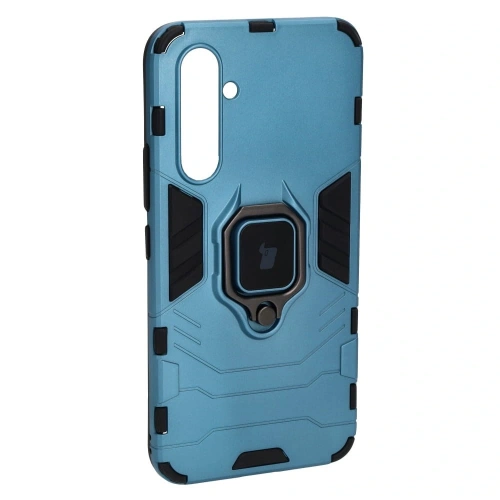 Etui Bizon Case Armor Ring do Samsung Galaxy A54 5G niebieskie
