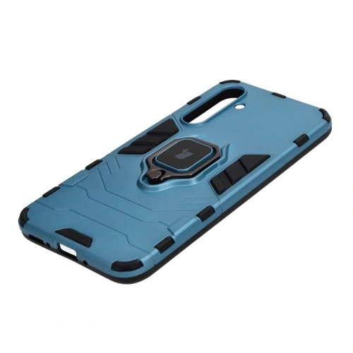 Etui Bizon Case Armor Ring do Samsung Galaxy A54 5G niebieskie