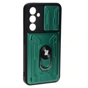 Wholesale Bizon Case Camshield Card Slot Ring Samsung Galaxy A54 5G green - BIZ7525 - {ean13} - Hurt