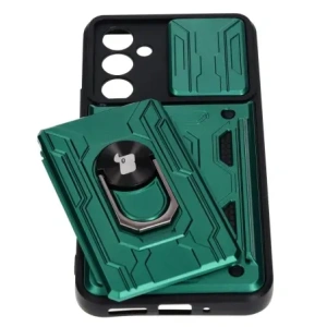 Wholesale Bizon Case Camshield Card Slot Ring Samsung Galaxy A54 5G green - BIZ7525 - {ean13} - Hurt