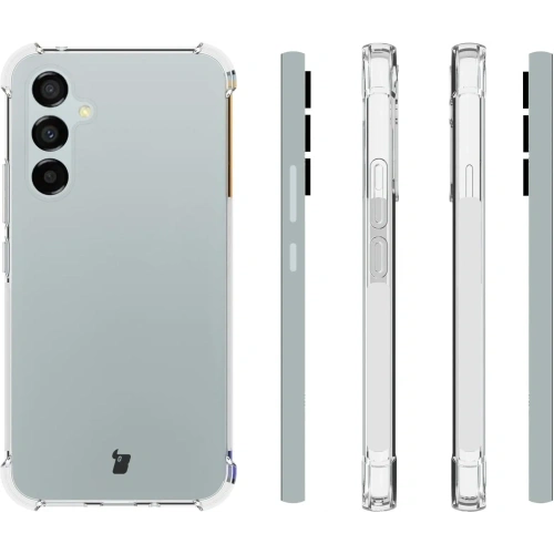 Etui + 2x szkło na ekran + obiektyw Bizon Case Clear Pack do Samsung Galaxy A54 5G przezroczyste