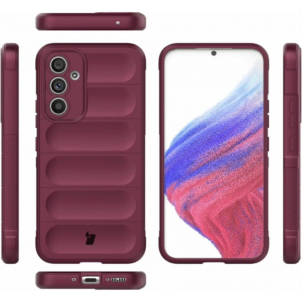 Hurtownia GSM - Pancerne etui Bizon Case Tur do Samsung Galaxy A54 5G ciemnofioletowe - BIZ1193 - {ean13} - Hurt