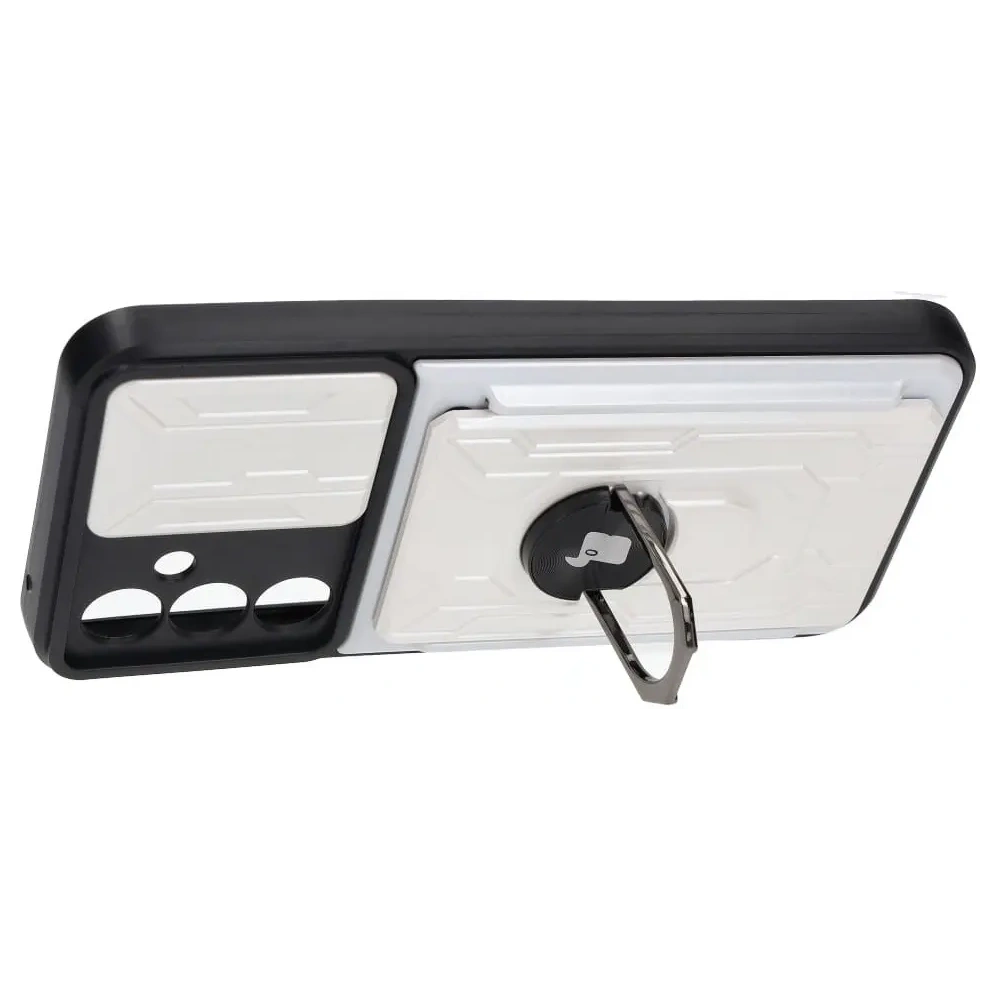 Wholesale Bizon Case Camshield Card Slot Ring Samsung Galaxy A54 5G white - BIZ7533 - {ean13} - Hurt