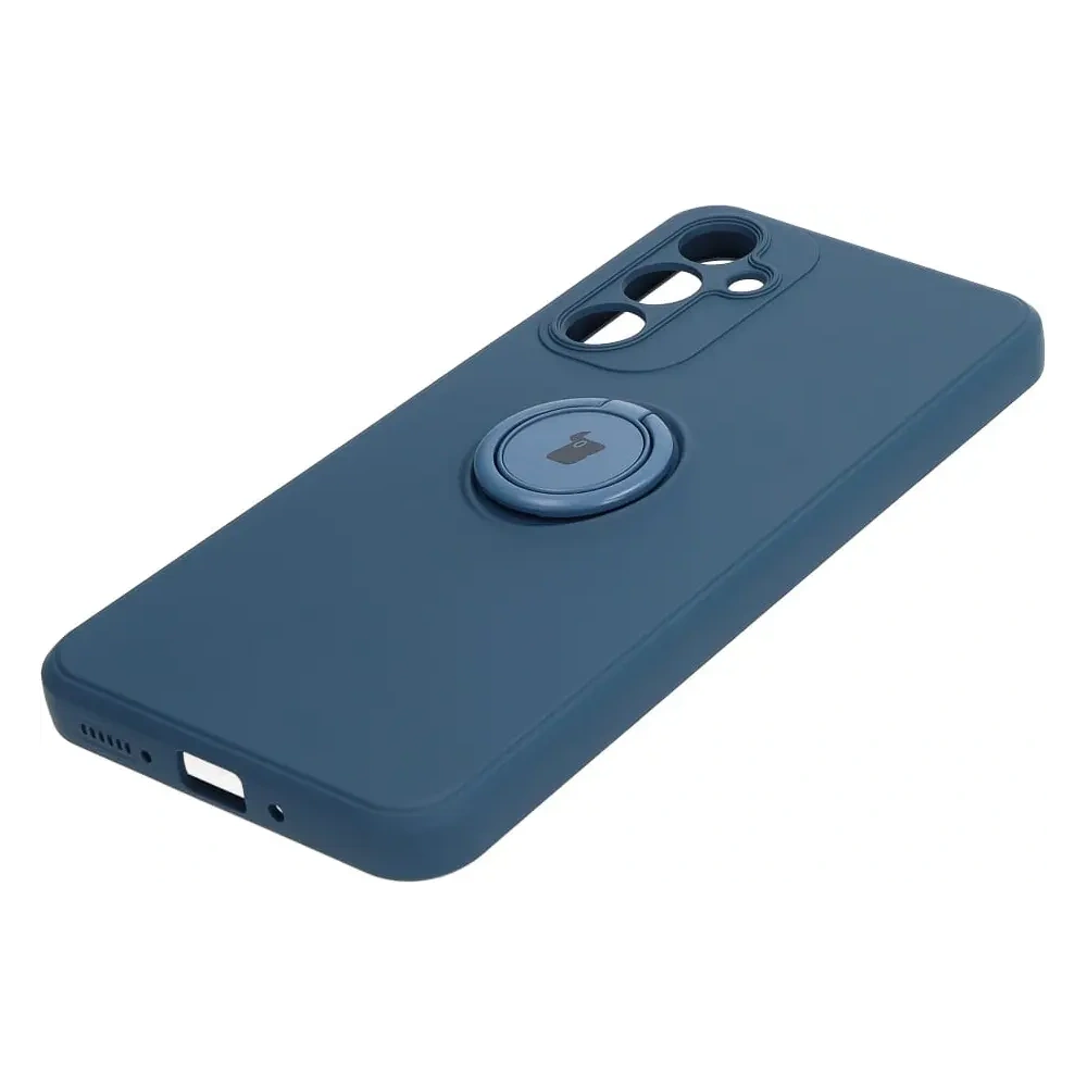 Hurtownia GSM - Etui Bizon Case Silicone Ring Sq do Samsung Galaxy A54 5G granatowe - BIZ7534 - {ean13} - Hurt