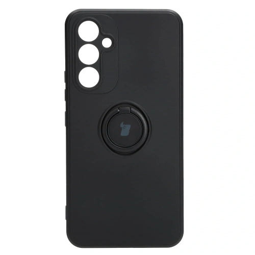 Etui Bizon Case Silicone Ring Sq do Samsung Galaxy A54 5G czarne