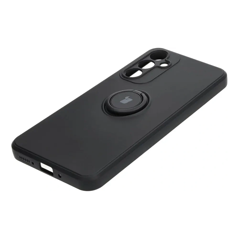 Hurtownia GSM - Etui Bizon Case Silicone Ring Sq do Samsung Galaxy A54 5G czarne - BIZ7536 - {ean13} - Hurt