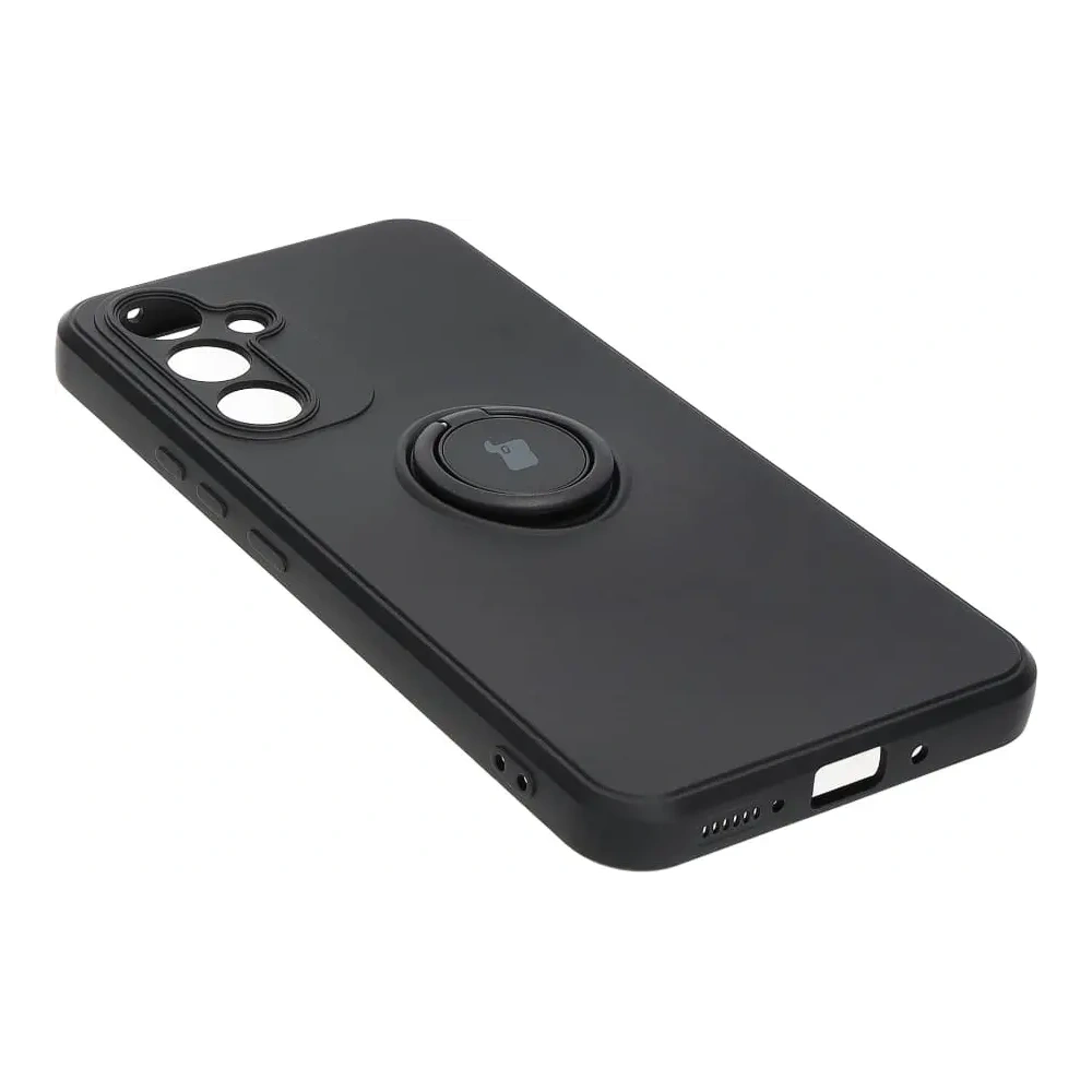 Hurtownia GSM - Etui Bizon Case Silicone Ring Sq do Samsung Galaxy A54 5G czarne - BIZ7536 - {ean13} - Hurt