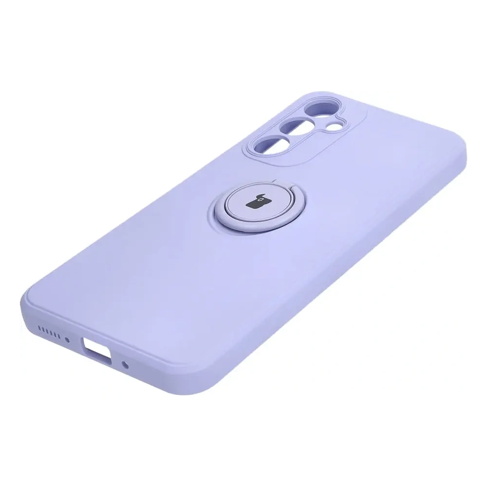 Hurtownia GSM - Etui Bizon Case Silicone Ring Sq do Samsung Galaxy A54 5G jasnofioletowe - BIZ7537 - {ean13} - Hurt